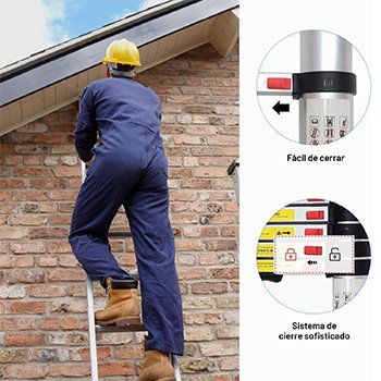 Escalera plegable todeco 3,2-1
